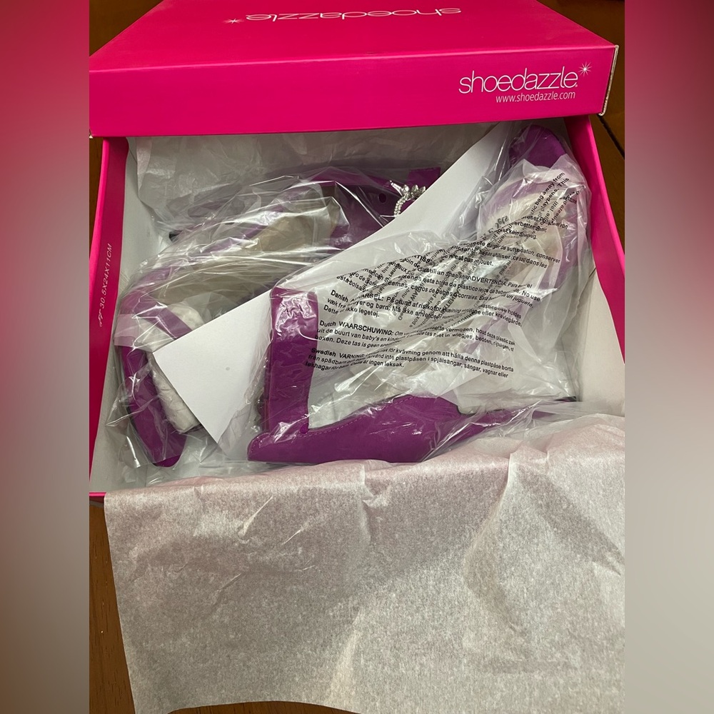 NEW SHOE DAZZLE Magenta Hills 8.5 - Picture 10 of 11